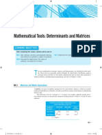 Online Module - Determinants and Matrices