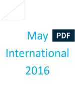 May International 2016