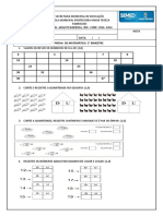 2º Atividade Avaliativa Bimestral Matematica