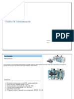 Componentes en Cuadros de Automatización: Sistemas Secuenciales Programables Sistemas de Potencia Nombre: Curso