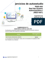 PISD-502 Red Hat System Administration I (Red Hat) : Ingeniería de Soporte de TI Semestre V
