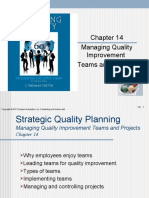 Managing Quality Improvement Teams and Projects