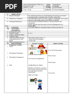 School Grade Teacher Jevy Rose D. Paz Subject Date Grading Time Instructor Teodora Mangilaya I. Objectives