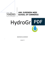 Hydrogr: Business Plan Report
