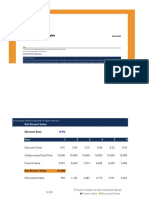 Net Present Value (NPV) Template: Strictly Confidential