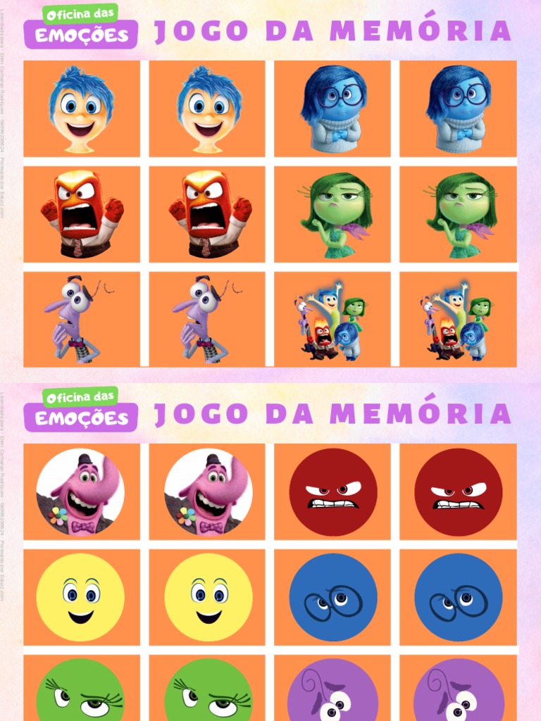 Jogo da Memória das Emoções | PDF