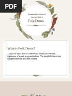 Folk Dance: Fundamental Position of Arms and Feet in