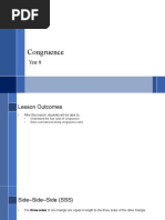 Maths - Year 8 Congruence)