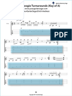 Boogie Woogie Turnarounds (Key of A)