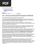 Escala M-Chat | PDF | Espectro do autismo | Brinquedos