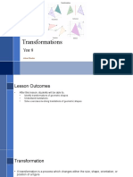 Maths - Year 8 (Transformations)