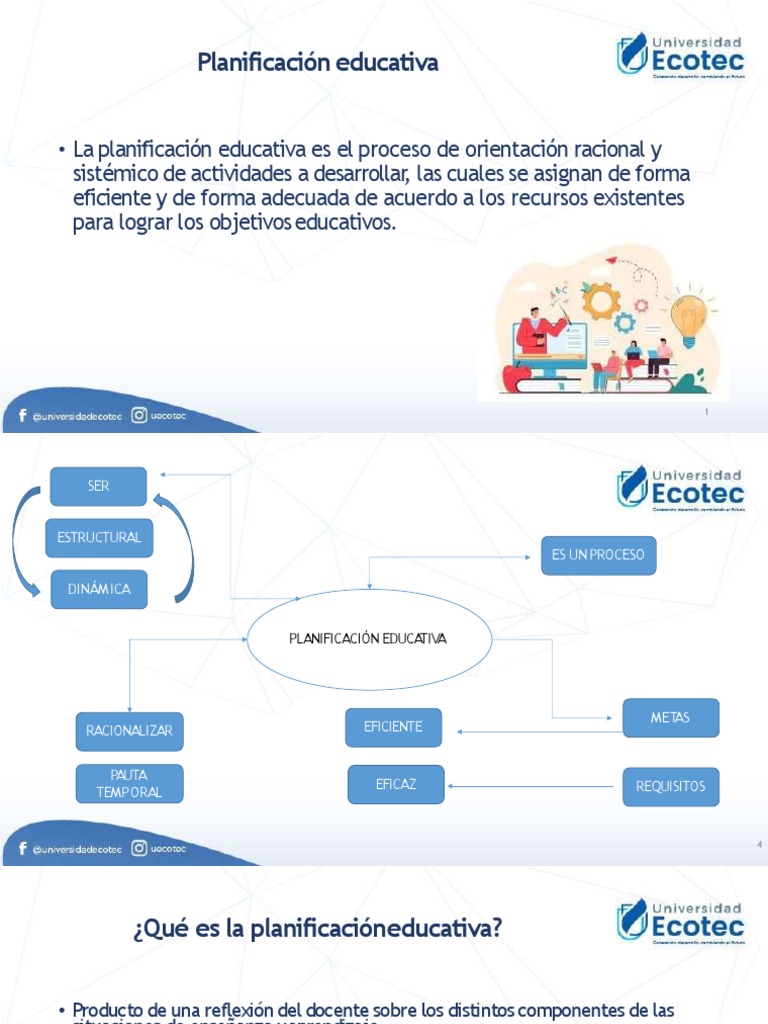Planificacion Educativa | PDF | Planificación | Aprendizaje
