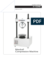 Marshall Compression Machine: Product Manual