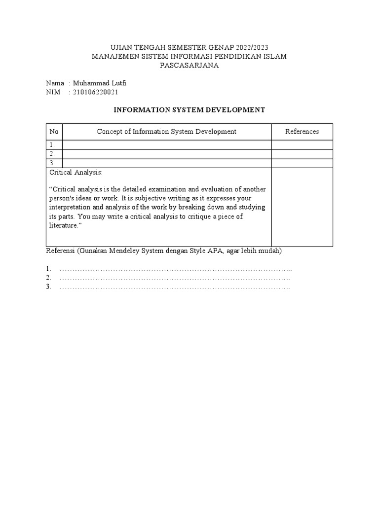 Uts Sistem Sim | PDF