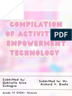 Compilation of Activity in Empowerment Technology
