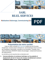Sarl Re-El Services: Éalisations Talonnage, Commissioning Ectrique &