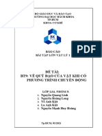 Đề Tài: Bt9: Vẽ Quỹ Đạo Của Vật Khi Có Phương Trình Chuyển Động