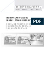 Montageanweisung Install Ation Instructions: JK JK