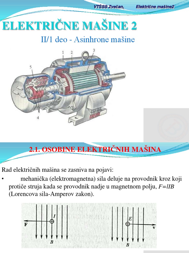 Asinhroni Motori Prezentacija | PDF