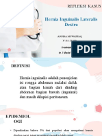 Hernia Inguinalis Lateralis Dextra: Refleksi Kasus