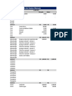 Planilha de Orcamento Pessoal