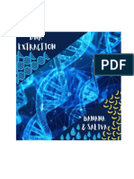 Experiment Reports of DNA Extraction From Banana and Saliva