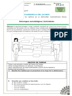 7º Grado Desarrollo Personal y Social Estudiante 23 Al 27 de Agosto