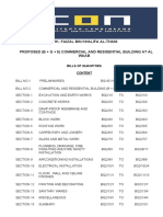 PRICED BOQ FOR COM - AND RES - BUILDING (B+G+5) 21-06-2022