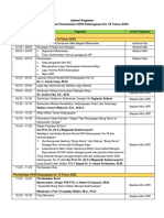 Jadwal Kegiatan Pembukaan Dan Pembekalan KKN Kebangsaan