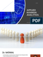 Introduction To Business Analytics