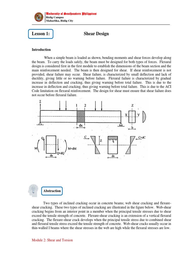 Shear Design for Straight Beams | PDF | Fracture | Beam (Structure)