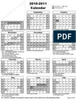 2010-11 NHS Calendar