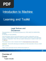 1.introduction To Machine Learning and Toolkit