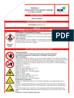 Directive / Safe Operating Procedure For Hazardous Materials