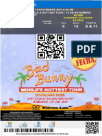 SÁB 19 NOVIEMBRE 2022 8:00 PM Bad Bunny World S Hottest Tour - 19 de Noviembre