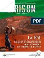 La Rse: Pour Un Développement Minier Durable en Afrique de L'Ouest