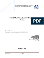 Tehnologia Panificației: - Proiect