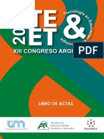 TE&ET 2018:: XIII Congreso Nacional Tecnología en Educación y Educación en Tecnología:::: I