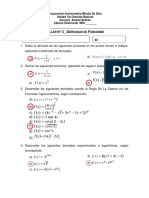 Taller 3 - Derivadas de Funciones