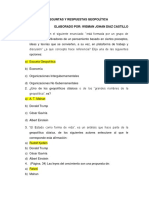 Preguntas Y Respuestas Geopolítica Elaborado Por: Wisman Johan Diaz Castillo