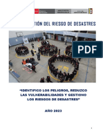 Ediciones Previas - Plan de Gestion de Riesgo y Desastres 2023 Ccesa007