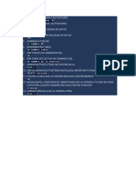 PSQL - U Postgres - W /? /L /DT /C Nombre - BD /D Nombre - Tabla /H /H Nombre - de - La - Funcion CTRL + C SELECT Version /G /timing CTRL + L