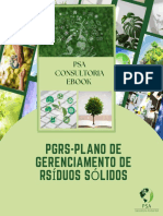 PSA Consultoria Ebook: Pgrs-Plano de Gerenciamento de RS Íduos Sólidos