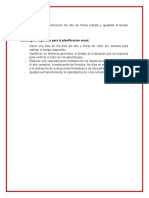 2planificación Anual Objetivo: Fijar La Organización Del Año de Forma Realista y Ajustada Al Tiempo