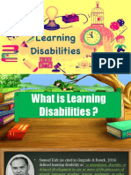 Final Report About Learning Disabilities