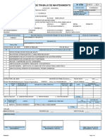 Orden de Trabajo de Mantenimiento: Red Asistencial Pasco Hospital - I - Huariaca Traslado de Pacientes Ambulancia