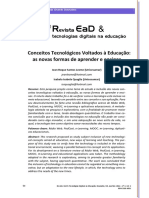 R Ead &: Conceitos Tecnológicos Voltados À Educação: As Novas Formas de Aprender E Ensinar