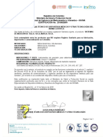 Certificado No Requiere Invima - SECA - Tallimetros e Infantometros