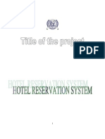 Reservation System H