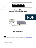 Model 349KLX Remote Display Digital Scale: Pelstar, LLC